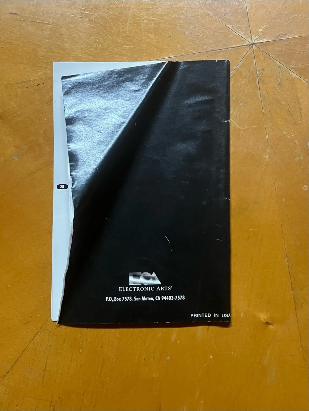 Authentic Vintage SNES NHL 96 Instruction Manual